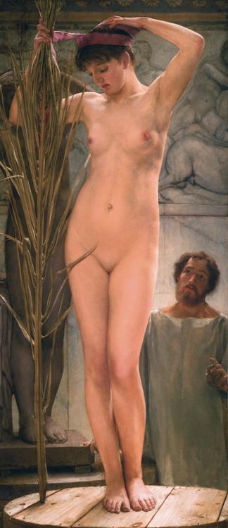 Alma-Tadema, Sir Lawrence A Sculpture's Model (mk23) Sweden oil painting art